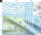 Gingham Cheater Quilt Lime Green Beach Patchwork Blue White Floral Cottage Core Large Scale Custom Printed Fabric by Spoonflower Various Fabrics by the Yard or Fat Quarter